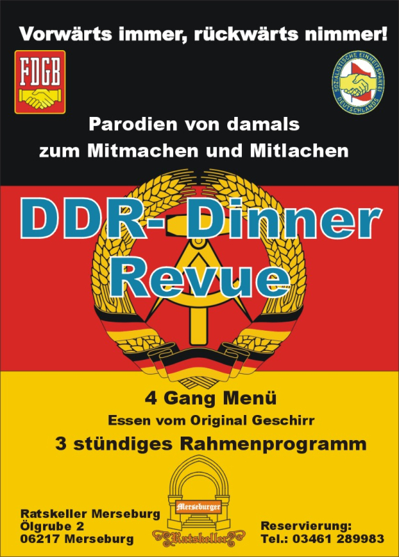DDR Dinner Revue 9.12.2023